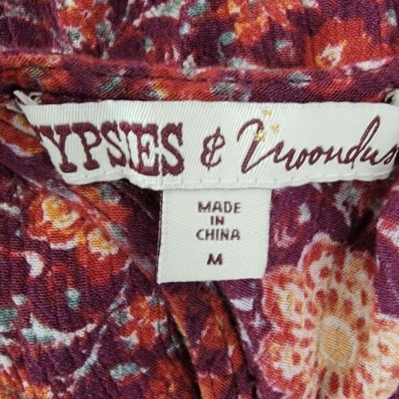 Gypsies & Moondust floral high low top medium boho - Picture 6 of 7